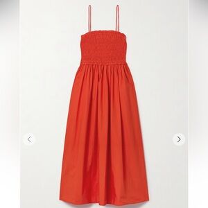 Apiece Apart Vibrant Orange A-Line Skirt